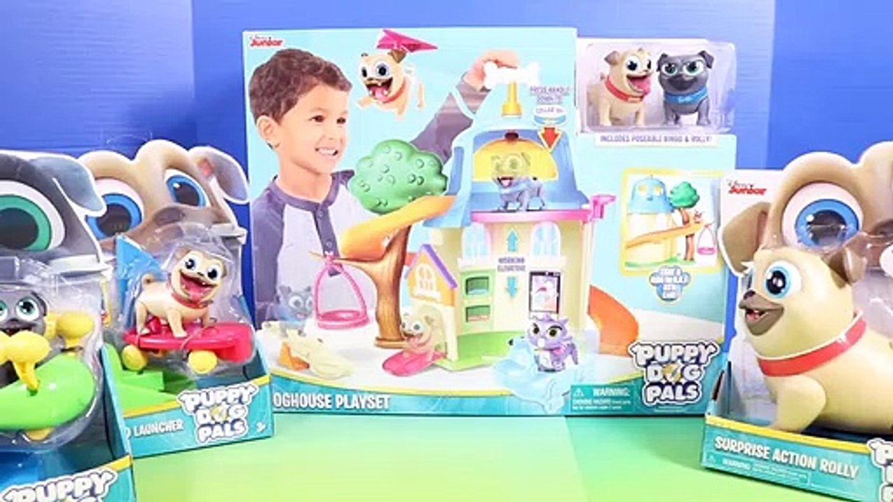 Disney Junior Puppy Dog Pals Doghouse Playset And Talking Rolly Toy Fun video Dailymotion