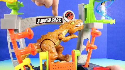 Imaginext Jurassic World Fallen Kingdom Dinosaur Research Lab And Stygimoloch & Owen Toy Review