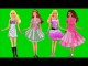 Barbie's Closet Fashion Dress Up Magnetic Dolls - Armario Muñecas Barbie de Vestir roupas de moda