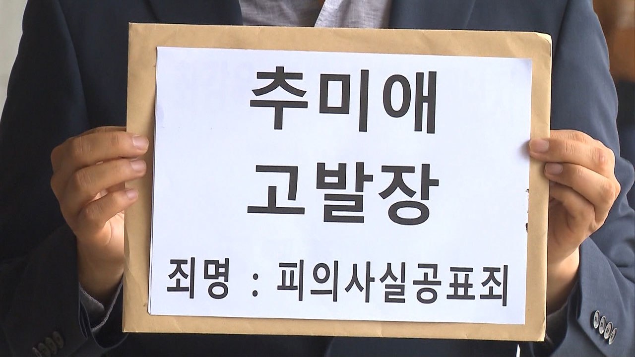 추미애 '검언유착 수사' 피의사실 공표 혐의로 고발돼 / YTN