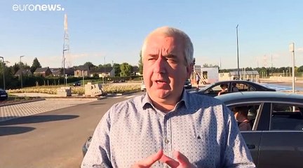 Une remise de diplôme version drive-in en Belgique, Covid-19 oblige