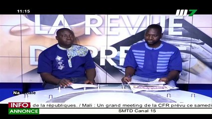 LA REVUE DE PRESSE DU 26 JUIN 2020