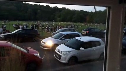 Crowds in Endcliffe Park