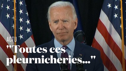 Joe Biden compare Donald Trump à un "enfant" et l'attaque sur la crise du Covid-19