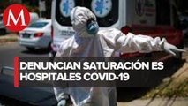 Hospitales presentan saturación y el personal médico denuncian carencias de insumos en Chiapas