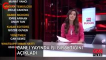 CNN Türk spikeri Gözde Atasoy, canlı yayında işi bıraktığını açıkladı