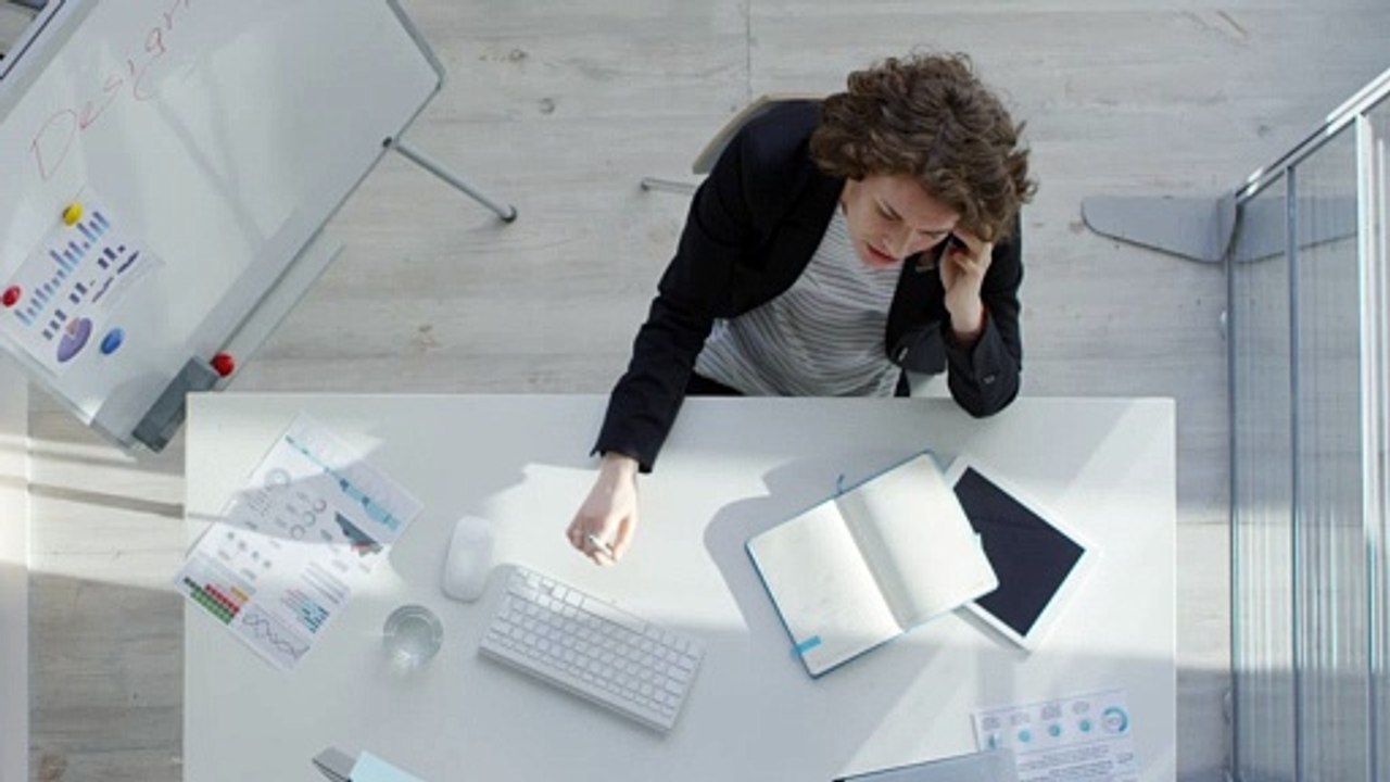 woman  working