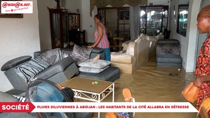 Pluies diluviennes à Abidjan : Les habitants de la cité Allabra en détresse