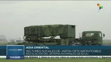 Japón descarta despliegue de antimisiles terrestres