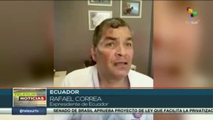 Correa cuestiona maniobras para impedir inscripción de su partido