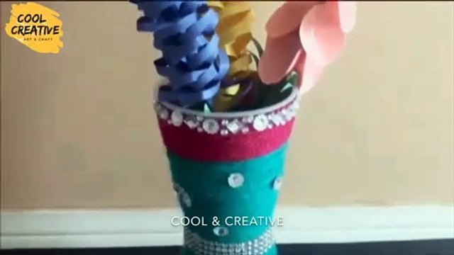 Easy Ideas!! 3 waste plastic glass craft || craft using plastic disposable glass waste material || Crafts Video || Funny Craft
