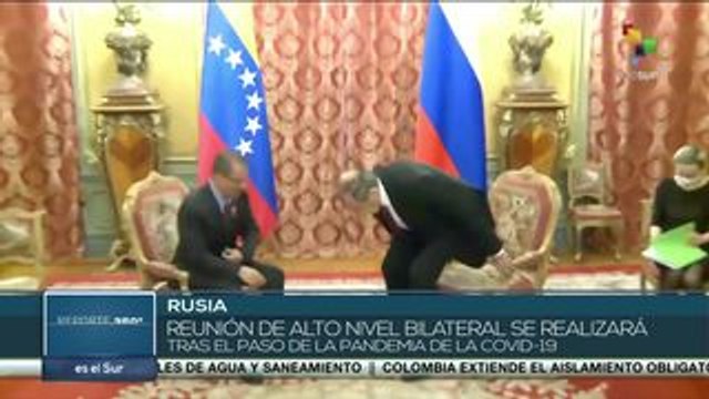 Canciller venezolano y vicepremier ruso dialogan sobre cooperación