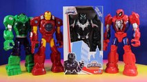 Playskool Heroes Marvel Black Panther Mech Armor Rescues Imaginext Green Lantern From Villains