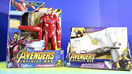 Marvel Avengers Infinity War Mission Tech Iron Man And Marvel's Stormbreaker Vs. Thanos