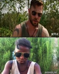 Un groupe de jeunes nigérians font le buzz en recréant la bande-annonce de Tyler Rake