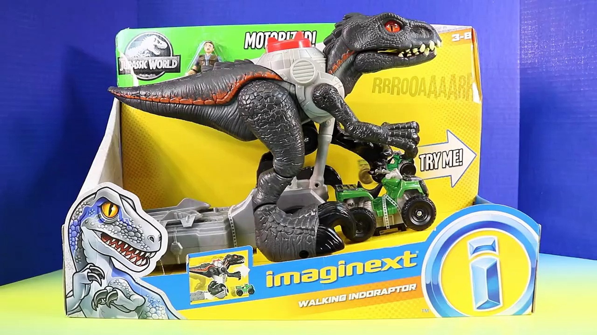 imaginext walking indoraptor
