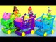 Anna Elsa and Belle Shopping For Shopkins Shopping Cart Sprint Game NEW CARTS 2016 Disney Frozen