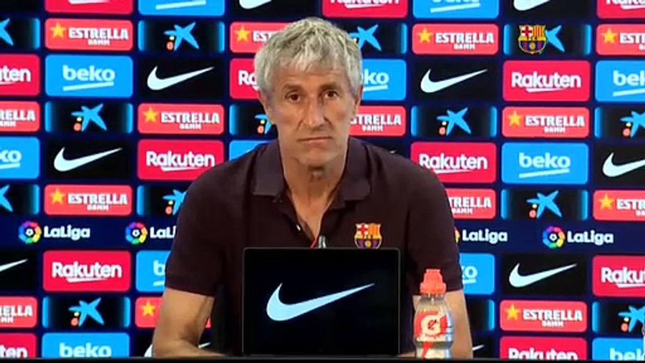Setién: "Algunos se quejan, los horarios, el VAR... nosotros tenemos que continuar"
