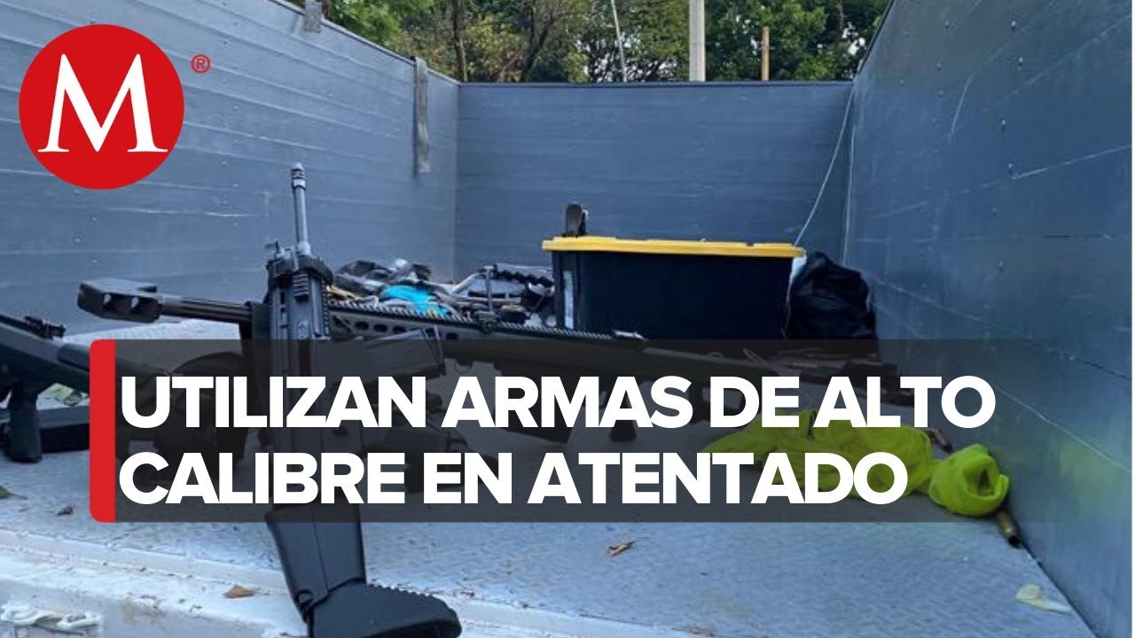 Ataque contra García Harfuch fue con fusil Barret .50