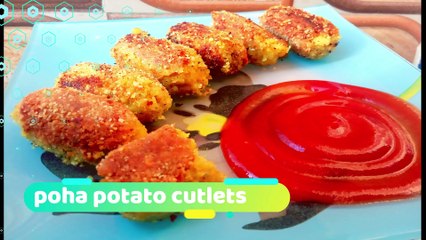 Download Video: poha aloo cutlets |snacks time | घर पे बनाये रेस्टोरेंट जैसा टेस्टि cutlet