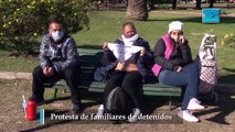 Protesta de familiares de detenidos