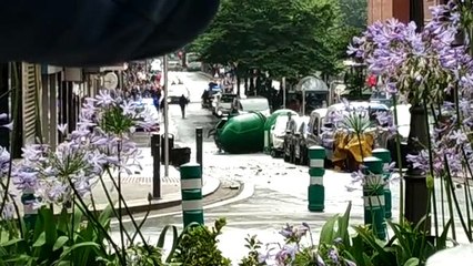 Altercados en Sestao (Vizcaya) durante un mitin de Vox