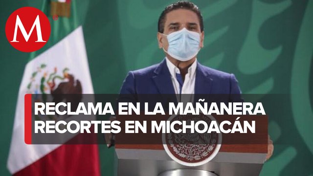 Ante AMLO, Aureoles reclama recorte de participaciones federales