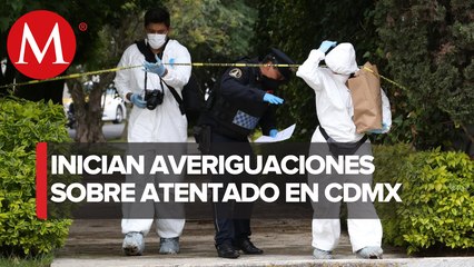 Vehículo de Omar García Harfuch llega a la Fiscalía General de Justicia