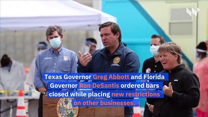 Texas and Florida Governors Reimpose Restrictions as COVID-19 Cases Spike