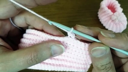 كروشيه لكلوك - حذاء -سليبر -هاف بوت للبيبى _ Crochet Baby booties-baby shoes