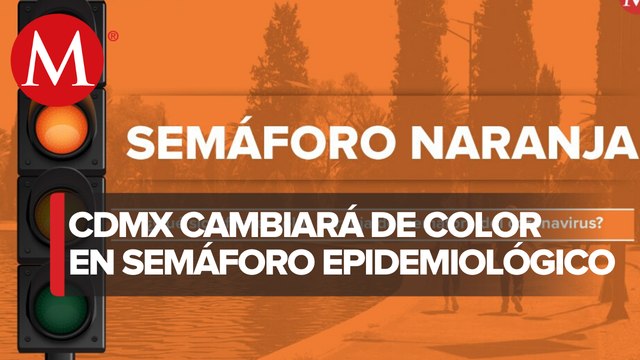 CdMx pasa a semáforo naranja de coronavirus