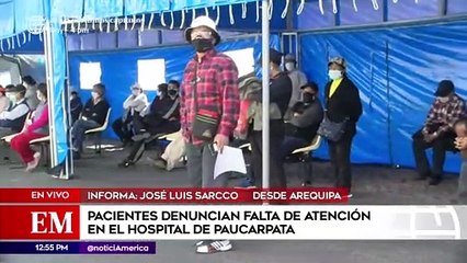 Edición Mediodía: Pacientes denunciaron falta de atención en el hospital de Paucarpata