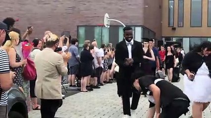 Haie d'honneur des parents