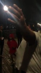 Girl Harasses Fishermen on Pier During Fathers Day