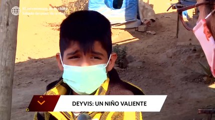 La Banda del Chino: Valiente niño no pierde la fe, pese a sufrir leucemia
