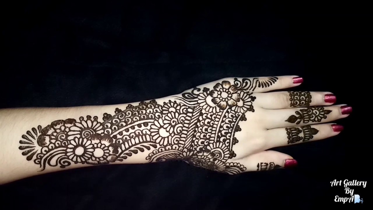 Easy Mehndi design || সহজ ও সুন্দর মেহেদী ডিজাইন