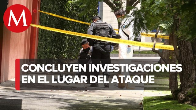 Peritos y policías capitalinos se retiran del lugar tras atentado