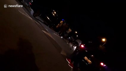 Police shut down another illegal street party in London