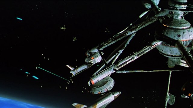 James Bond MOONRAKER Movie Clip - Attack on Hugo Drax’s space station