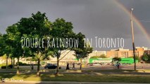 Double Rainbow in the Sky | Rainbow in Toronto | ONTARIO CANADA