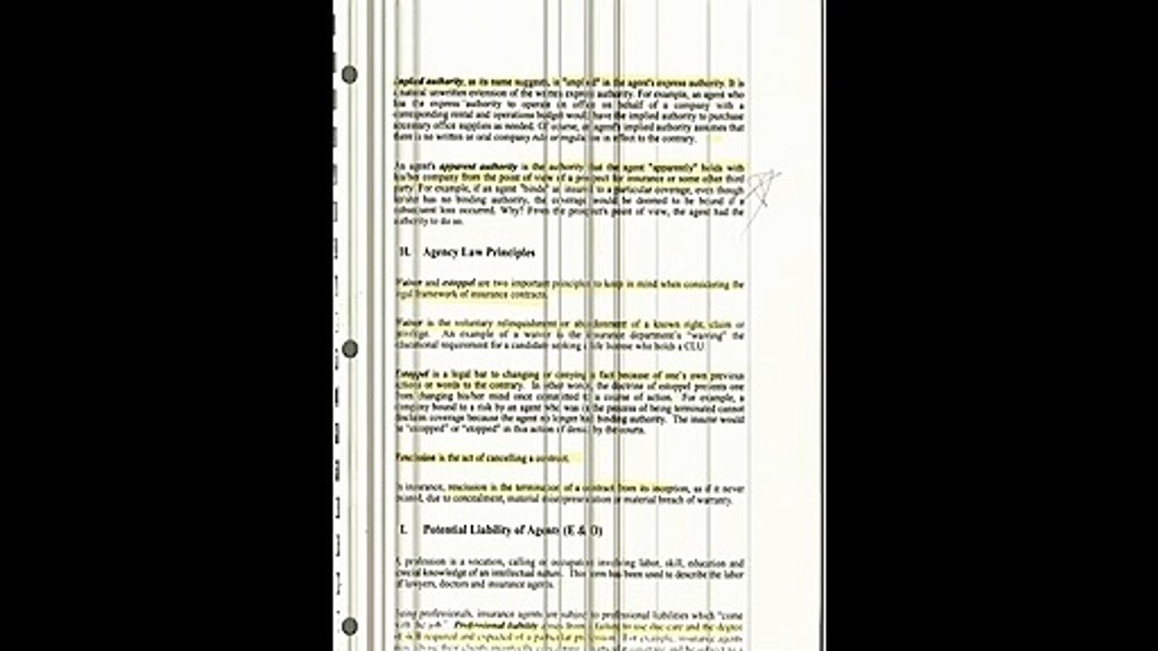 Insurace exam part 2