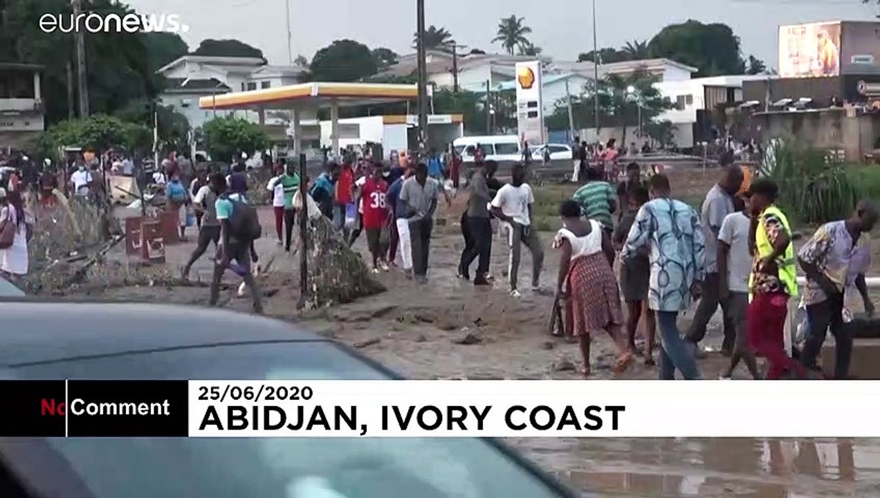 Springflut in Abidjan tötet mehrere Menschen
