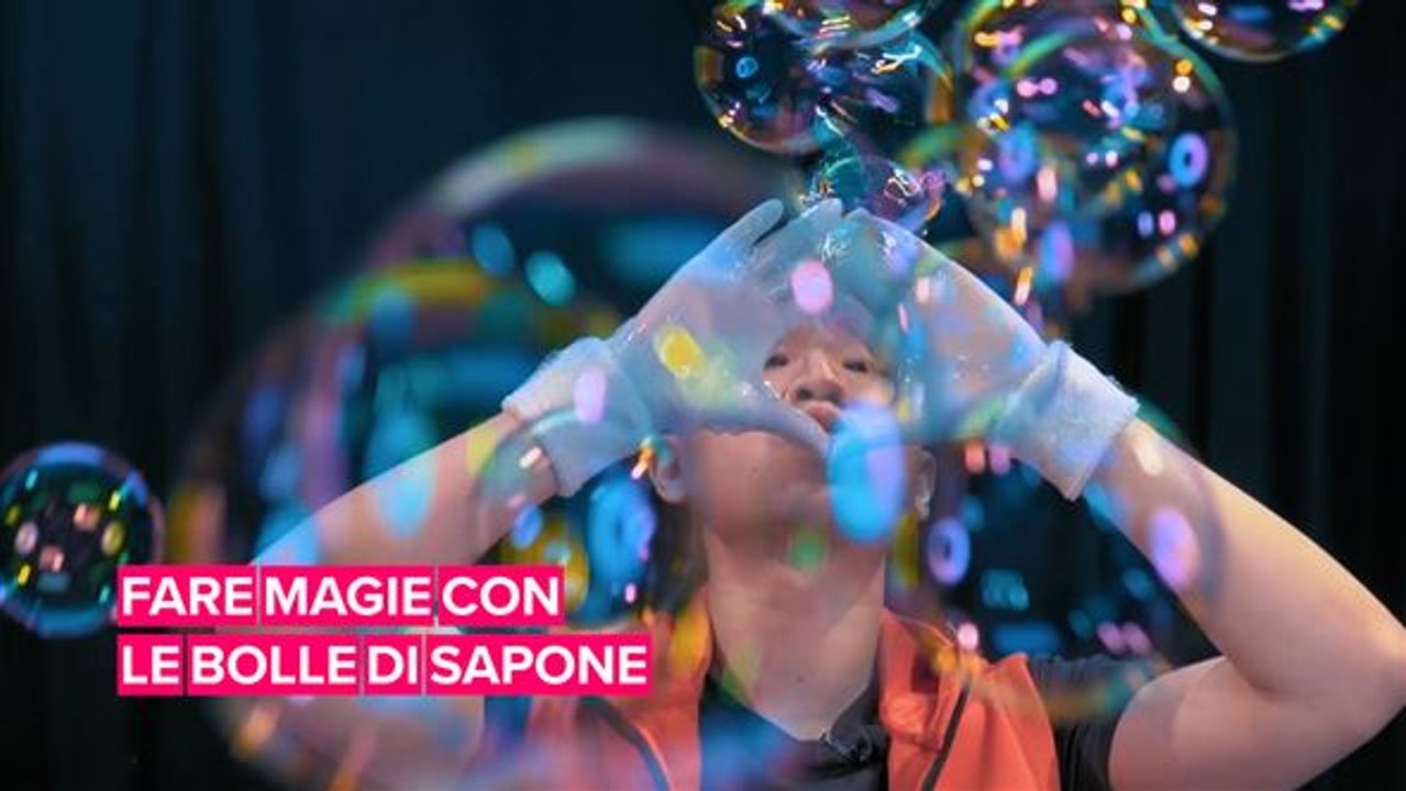 Vuoi diventare un mago delle bolle di sapone?