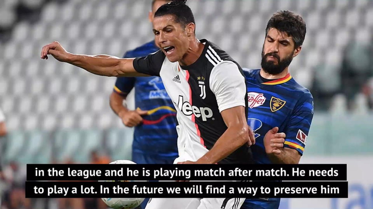 Ronaldo needs minutes right now - Sarri