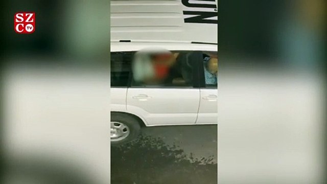 Birleşmiş Milletler aracında şoke eden görüntü