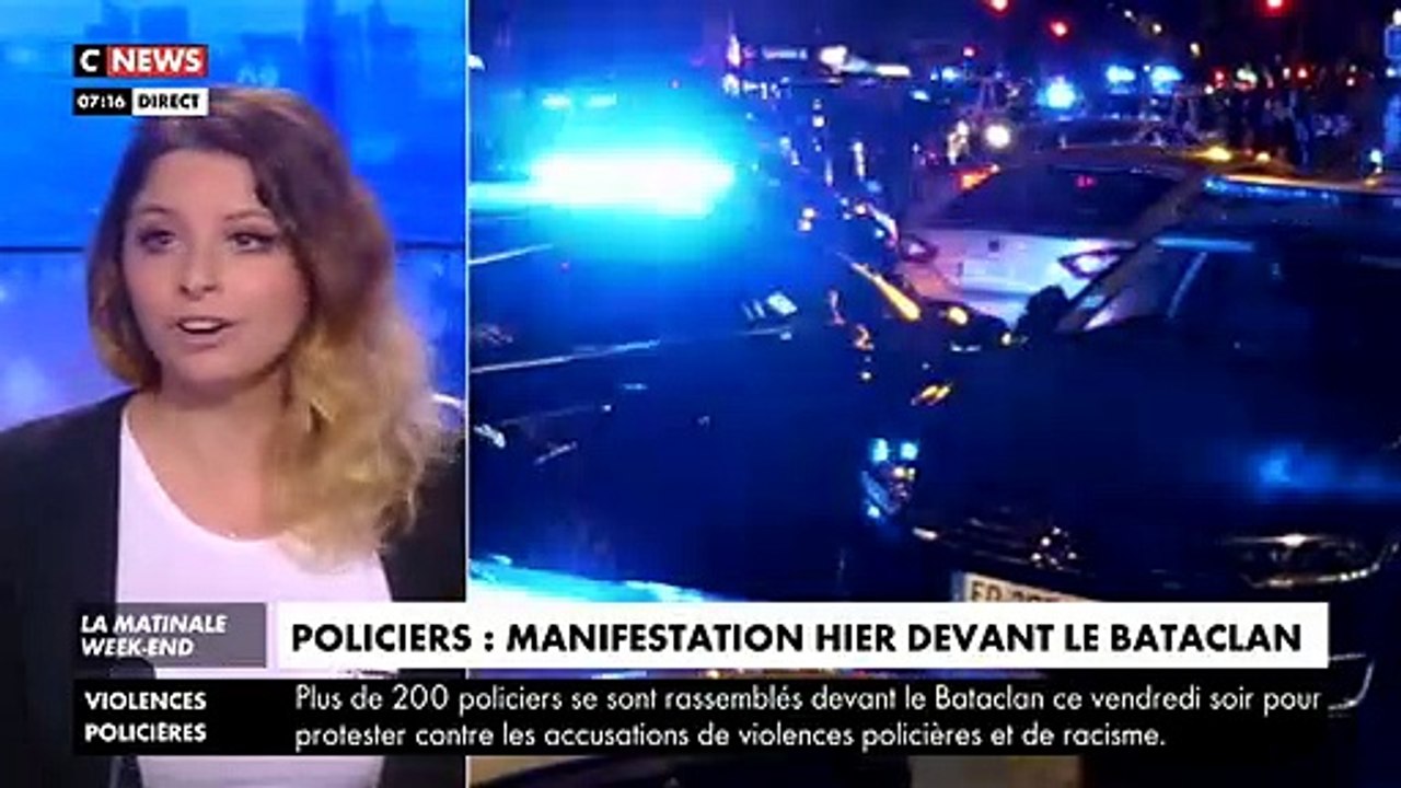 Regardez ces dizaines de policiers qui ont mani...