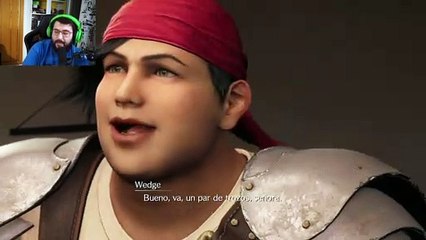 Escena graciosa Alexelcapo jugant al FFVII Remake