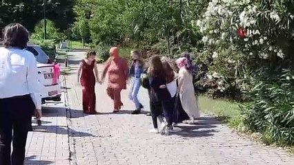 Nikah sonrası korona virüs önlemlerini hiçe saydılar