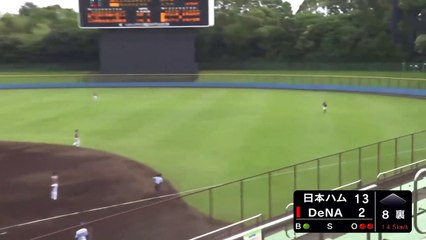 イースタン・リーグDeNA vs 日本ハム ドラフト1ルーキー #森敬斗 選手のプロ初打席