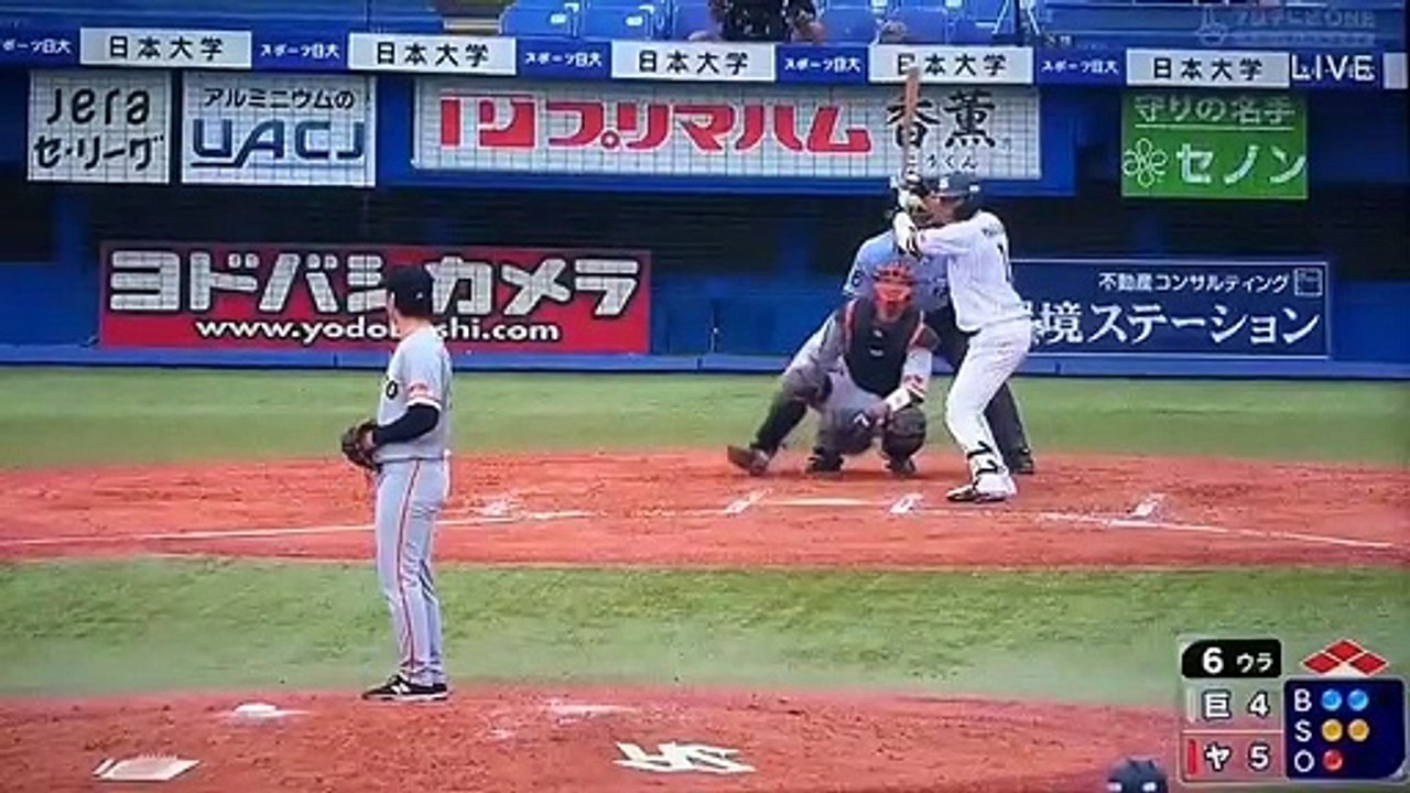 山田哲人のグランドスラム！！！！！  #swallows #山田哲人